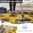 thumbnail image 5 of Sunflower Outdoor Rug 3x5 Ft - Reversible Patio Rug Outdoor Camping Rugs, Farm Floral Love Brown Vintage Brown Wood Grain Indoor Outdoor Area Rugs, Non-Slip Outdoor Carpet Runner for Deck/Porch, 5 of 8