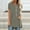 Khaki womens tops, variant on Pimelu Summer Tops for Women Tops for Women Casual Tops for Women Breathable Comfy Plus Size Summer Shirts Ladies Girls Solid Round Neck Short Sleeve Tunic Blouses