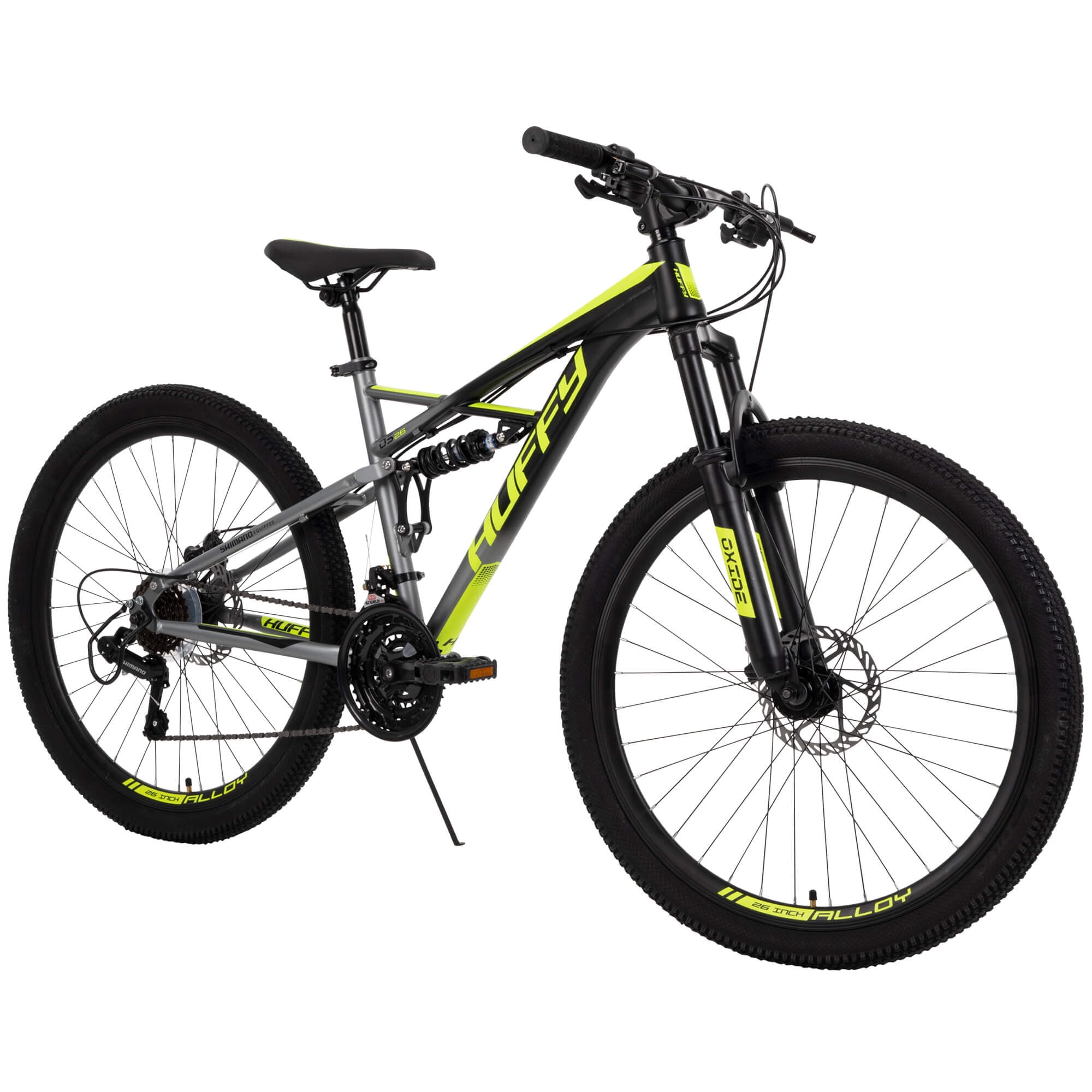 Gevlekt Narabar Kritisch Huffy 26 In. Oxide Men's Mountain Bike - Dual Suspension, Black -  Walmart.com