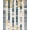 Blue Gray Gold, Pattern 19, variant on ODIKA 8'x10' Washable Area Rug Abstract Brushstroke Interlocking Contemporary Farmhouse Lightweight for King Size Bedroom Under Bed, Master Suite, Non-Shedding, Easy Care