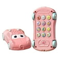 thumbnail image 3 of Car Shape Design​​ Car Shaped Learning Phone Interactive Button Toy with Music Sound Effects Early Education Shape Number Recognition Device Audio Feedback​​, 3 of 7