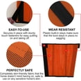 thumbnail image 6 of 4Pcs Fly Boots for Horses, Breathable Plastic Mesh Design, Horse Supplies for Reduce Stomping, Hoof Damage & Leg Fatigue (Orange), 6 of 7