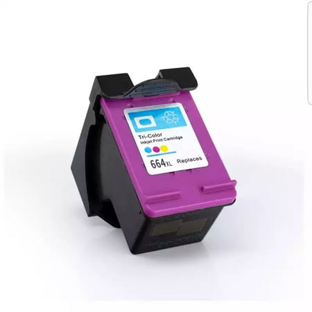 Replacement Color 664XL 664 XL High Yield Ink Cartridge compatible for HP Deskjet 1115 2136 3636 3836 Printer