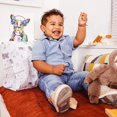 thumbnail image 5 of Mini almohada para niños pequeños para dormir - Funda y funda de almohada de algodón orgánico con relleno de polifibra suave y de apoyo - Bueno para viajar, lavable a máquina, 18 x 13 x 3, SafariSafari Print1 almohada + 2 fundas de almohada, 5 of 5