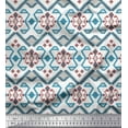 thumbnail image 1 of Soimoi Poly Georgette Fabric Aztec & Ikat Kilim Print Fabric by The Yard 42 Inch Wide, 1 of 1