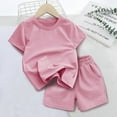 thumbnail image 6 of Toddler Girl Clothes Summer Girls Clothing Sets Girl Stuff T-shirt Shorts 2pcs Sets Gifts… Girls Summer Set 1-11 Years,1-2 Years, 6 of 6