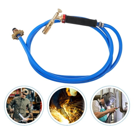 

Liquefied Propane Gas Electronic Ignition Welding Torch Machine Equipment with 2.5M Hose for Soldering Weld Cooking Heating All Copper Welding Torch