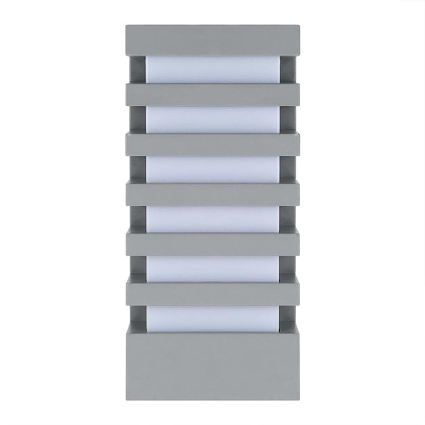 Yuarrent Lámpara de pared LED COB moderna, luz de pared LED, lámpara de pared de aluminio impermeable AC 85-265V para interior, exterior, patio, Iluminación y accesorios No. 4 Yuarrent HA024204-04
