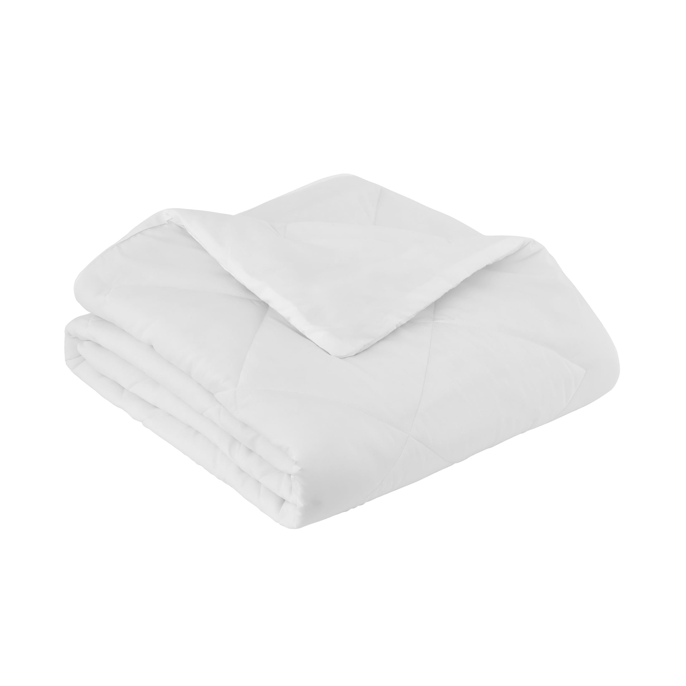 Mainstays Full/Queen Comforter, All-Season Reversible Microfiber, White