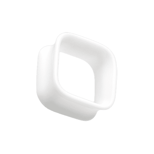 Square Tunnel Double Flared Ear Gauge Plug
