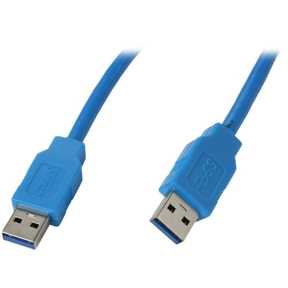 Kaybles USB3-MM-3FT Blue USB 3.0 A Male to A Male Cable in Blue Color
