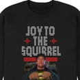 thumbnail image 3 of National Lampoon's Christmas Vacation - Joy To The Squirrel - Men's Crew Neck Fleece Pullover, 3 of 5