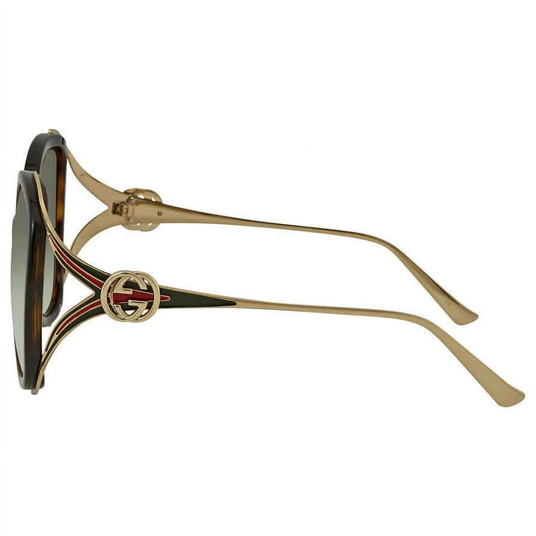 Gucci Oval Havana Sunglasses GG0226S 003 56 Eyewear Shape Gucci Oval Havana Sunglasses GG0226S 003 56 Eyewear Shape