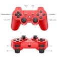 thumbnail image 2 of Turpow 2 Pack Controller for P3, Wireless Bluetooth Controller Gamepad Joystick, Double Vibrating Controller for P3 with Charger Cable Cord Thump Grips，2 Charging Cables - Red&Blue, 2 of 8