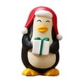 thumbnail image 3 of Yinanstore Christmas Tree Statue Santa Claus Tabletop Decor Christmas Gift Mini Christmas Tree Decorations for Birthday Party Home Decor penguin, 3 of 8