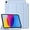 Blue, variant on IAMKHO Case for iPad (A16) 11th Generation 11 Inch 2025, iPad 10th Generation 10.9 inch 2022 with Pencil Holder, Auto Wake/Sleep, Support Touch ID, Slim Trifold Stand Protective Cover (Light Pink)