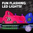 Flybar Pink 6 V Bumper Car Powered RideOn with LED Lights
