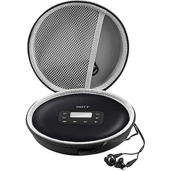 Fleurvie CD Player Carrying Case for GPX for HOTT CD204 for MONODEAL Portable CD Player-Box Only