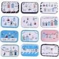 thumbnail image 1 of Framendino, 6 Pack Mini Tinplate Boxes Sailboat Tin Trinket Jewelry Coin Box Small Containers with Lid for Bead Storage Case (Random Color), 1 of 7
