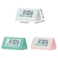 BQBQERT Easy to Read LED Alarm Clock with Silents Operations for