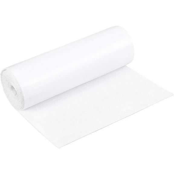 Self-Adhesion Polyester Felt Fabric DIY Crafts White 300x30x0.2cm