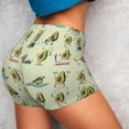 thumbnail image 4 of Haiem Avocado for Exercise No Front Seam Biker Shorts for Women Yoga Workout Gym Bike Shorts with Tummy Control Moisture-Wicking-Small, 4 of 9