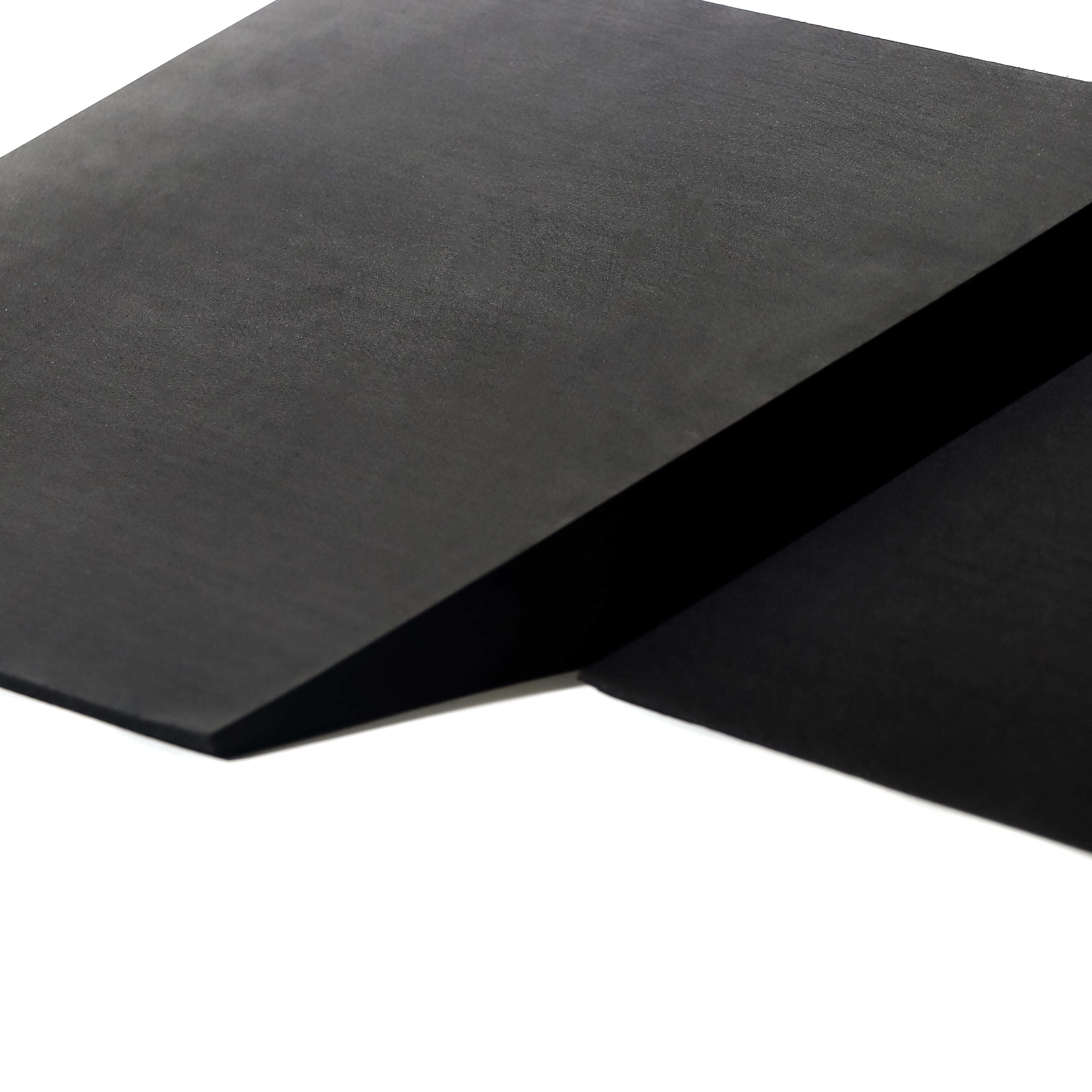 Trademark Innovations 12" Foam Incline Wedge for Yoga Stretching (Set of 2, Black)