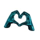 thumbnail image 4 of Escultura de mano de corazón Strade Fareast Limited Resina, 4 of 5