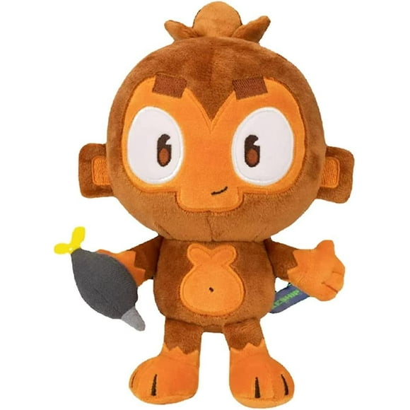 Heytea 9.8in Bloons Monkey Plushies, Dart Monkey Plush Doll, Cartoon Bloonstd Soft Stuffed Doll, Game Monkey Stuffed Animal, Stuffed Animal for Fans