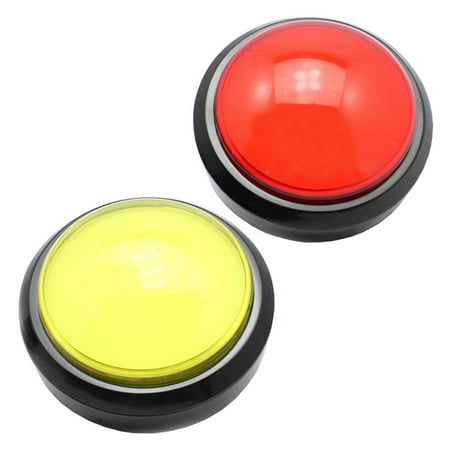 

Yuangui Green Toys 2Pcs Game Answer Buzzer with Lights - Red+Yellow