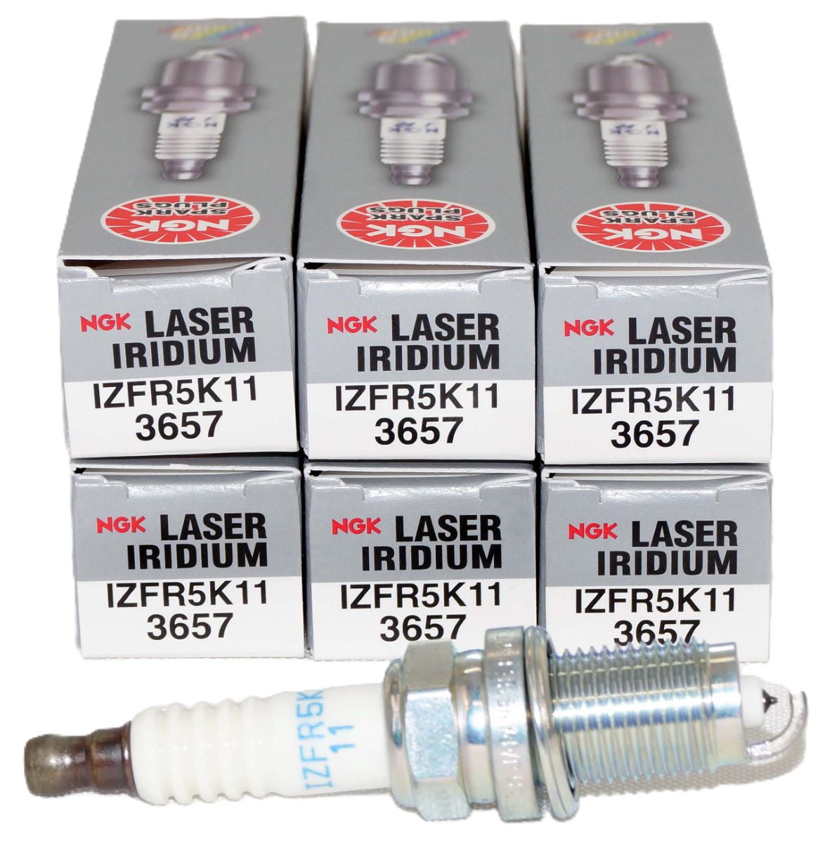 NGK Iridium IX 4469 Spark Plug, 8 Pack (LFR5AIX-11) - Walmart.com