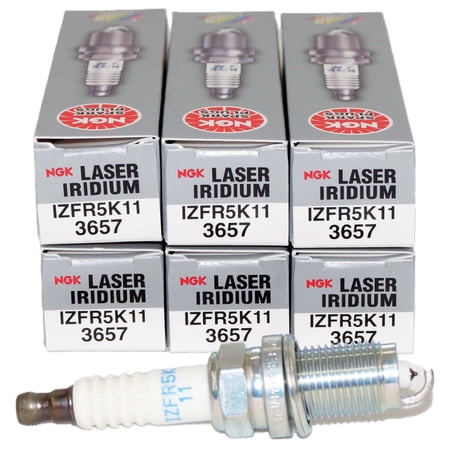NGK Spark Plug 3657 IZFR5K11 Laser Iridium 6 Piece product image
