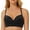 Black, variant on MELENECA Women's Push Up Bralettes Seamless Padded Wireless Bra with Support and Lift Black 32A