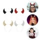 thumbnail image 4 of KAKOWELY 4 piezas de diadema de cuerno de buey con temática de Halloween, decoración para el cabello de cuerno, tocado, accesorio de Halloween, 4 of 5