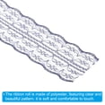 thumbnail image 4 of Uxcell 1.8 Inch Wide 25 Yards Lace Trim Ribbon Sewing Lace Roll Gift Package Pattern Wrapping Navy Blue, 4 of 6