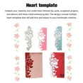 thumbnail image 4 of Wweixi Heart Metal Stencil Decorative Templates Mould Embossing Dies Scrapbooking Photo Paper Cards Label Tag Making Tools 1Set, 4 of 6