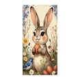 thumbnail image 2 of Weloille Easter Door Cover Decoration, 35 x 71 Inch Festive Pattern Door Curtain, Reusable Washable Fabric Door Banner, Holiday Decor for Front Door, Entryway, Living Room and Party Backdrop, 2 of 6
