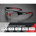 thumbnail image 4 of Gafas de Sol Fotocromáticas para Ciclismo ROCKBROS UV400 Negras con Rojo, 4 of 8
