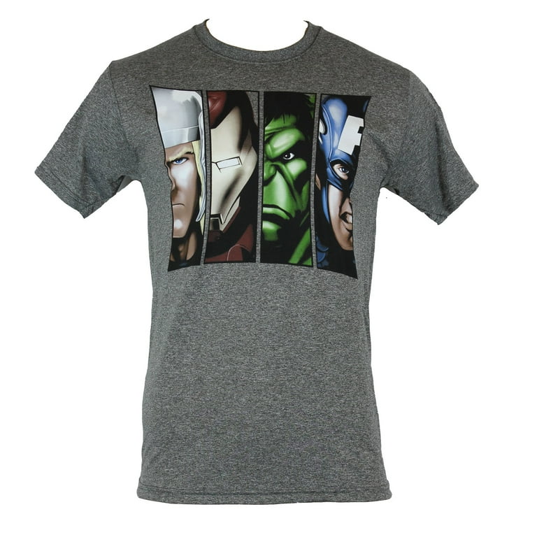 The Avengers Wicking Mens T-Shirt Main 4 Side Bar Image (Small) - Walmart.com