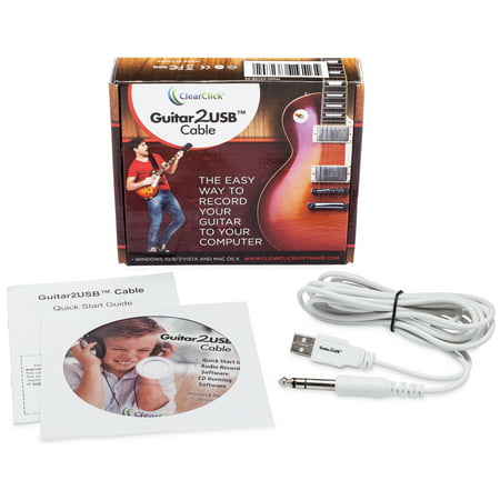 ClearClick USB Guitar, Bass, and Keyboard Recording