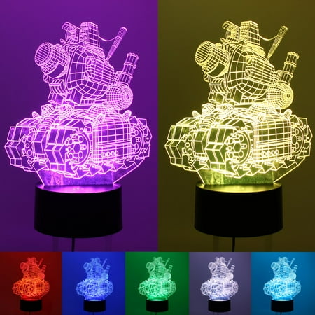 Lamps Buy Online Asewan 3D LED Kids Night Light 7 Colors Changing Illusion Visualization Lamp Remote Control Table Desk Lamp for Boys Girls Kids Adults Children Toy Birthday ()