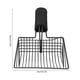 thumbnail image 3 of Reutilizable Metal Cat Litter Sand Scoop Sifter Pala Pet Cat Limpieza Suministros Negro Unbranded 3117200151711, 3 of 7