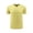 #0039-Yellow, variant on Betivan Men's Polo Shirt Solid-Color Performance Patchwork Raglan Sleeve Button Zip Pocket Short Sleeve Top Summer Spring Casual Sporty Regular Outdoor Running Training Daily