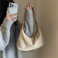 thumbnail image 4 of Moontgen Crescent Bag for Women with Inner Pocket Hobo Bag Zipper Handbag for Work(khaki), 4 of 9