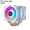 3P Have Light 3 Fan, variant on PC Cooler CPU Cooler Fan Dual Tower 4 Heat Pipe Installing LGA2011 x79 x99 E5 2066 115x 1200 1700 i5 AMD Rapid Heat dissipation