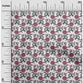 thumbnail image 1 of oneOone Cotton Flex Fabric Leaves & Floral Block Printed Craft Fabric BTY 40 Inch Wide, 1 of 4