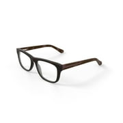 Walmart Mens FM14097 Square Prescription Eyeglasses with Case, Brown