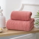 thumbnail image 1 of Juego de toallas de vellón coral de 2 piezas | Toalla de baño y toalla facial ultra suave y altamente absorbente | Duradero, resistente a la decoloración | Verde, Rosa, Café, Azul | 35x75cm,, 1 of 6