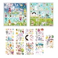 thumbnail image 4 of GUOOL 9 Sheets Happy Easter Window Stickers Double Sided Removable ,Easter Window Decals Decorations Easy to Use for Kids Party Home B, 4 of 9
