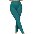 thumbnail image 2 of ITSAME Womens Workout Leggings, Tight Fitting Hip Lifting High Waisted Seamless Running Yoga Athletic Pants Green L, 2 of 7